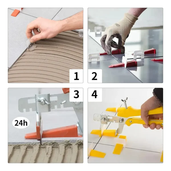 Sistema Nivelador Ceramica Porcelanato Baldosa 100 + Alicate