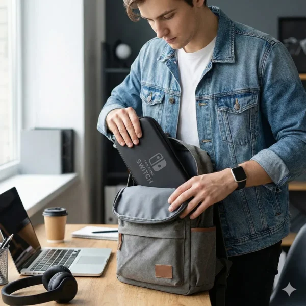 Kit 6 Estuche Funda Maleta Nintendo Switch Oled Vidrio 4 Cap