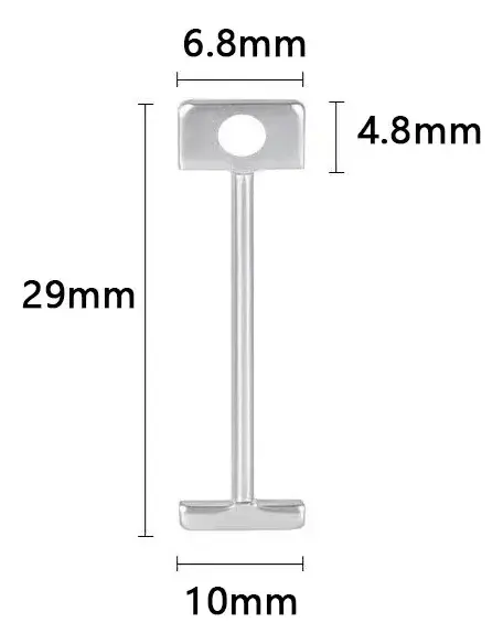 100 Agujas Acero Y 500 Separadores Repuesto Para Niveladores