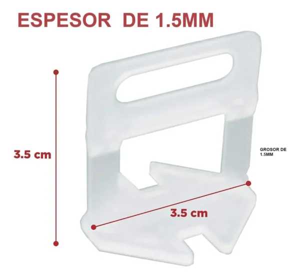 Sistema Nivelador Ceramica Porcelanato Baldosa 100 + Alicate