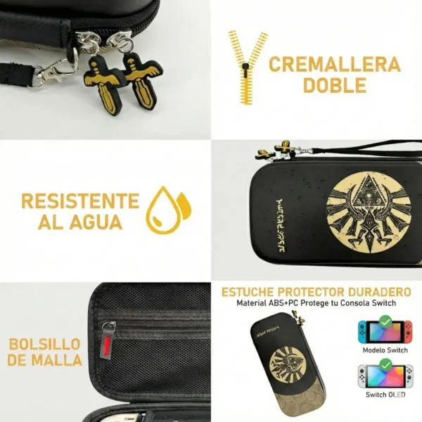 Estuche Rígido Protector Zelda Para Nintendo Switch / Oled