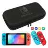Kit 6 Estuche Funda Maleta Nintendo Switch 1 Vidrio 4 Caps