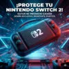 Estuche Maleta Rigido Para Nintendo Switch 2 + 4 Siliconas