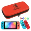 Kit 6 Estuche Funda Maleta Nintendo Switch 1 Vidrio 4 Caps