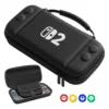Estuche Maleta Rigido Para Nintendo Switch 2 + 4 Siliconas
