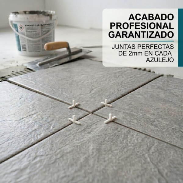 100 Agujas Acero Y 500 Separadores Repuesto Para Niveladores