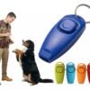 Clicker 2 En 1 Silbato Para Entrenamiento De Perros Y Gatos