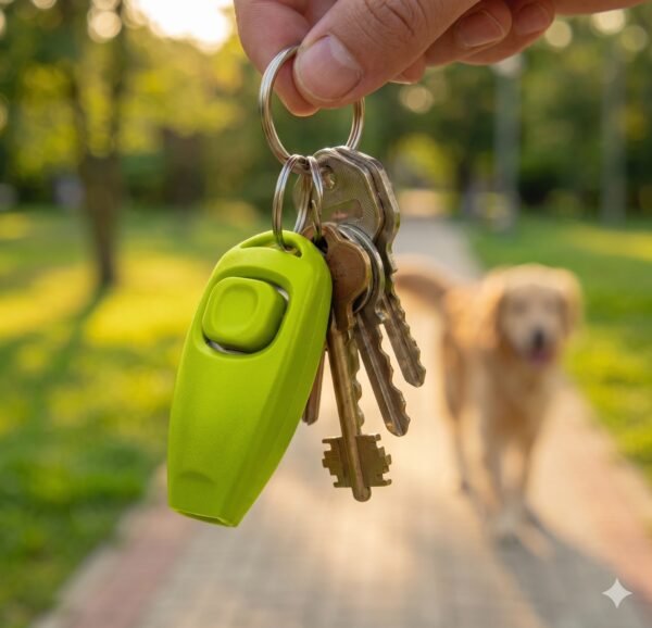 Clicker 2 En 1 Silbato Para Entrenamiento De Perros Y Gatos