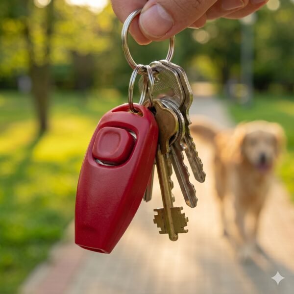 Clicker 2 En 1 Silbato Para Entrenamiento De Perros Y Gatos