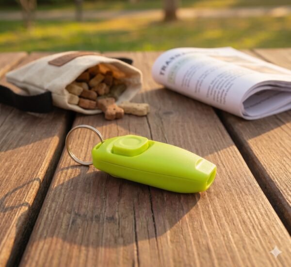 Clicker 2 En 1 Silbato Para Entrenamiento De Perros Y Gatos