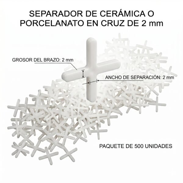 100 Agujas Acero Y 500 Separadores Repuesto Para Niveladores